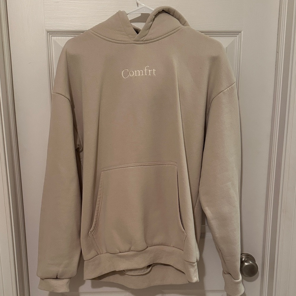 Beige Comfrt Hoodie
